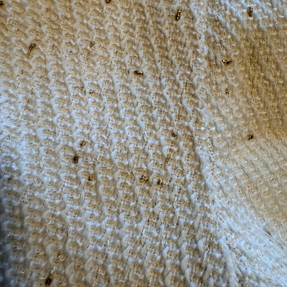 Cream Tweed Shorts – Size L - Picture 3 of 8